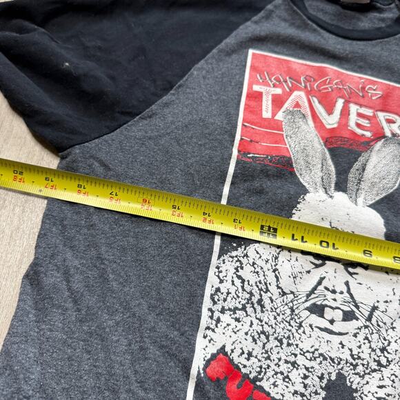 Vintage Portland Dive Bar Shirt Hanigans Tavern Fuzzy Bunnies BWA #33 Men M PNW - Picture 5 of 7